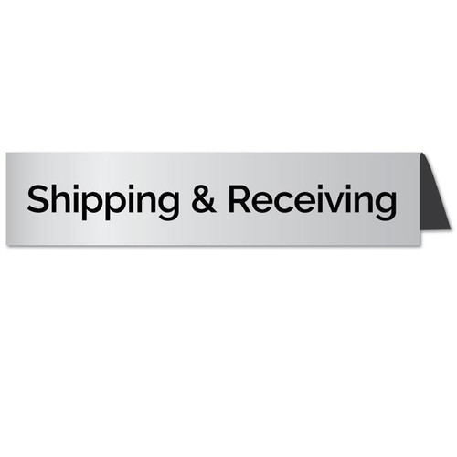 Shipping and Receiving Signage - tent signs for desk or counter or shipping center