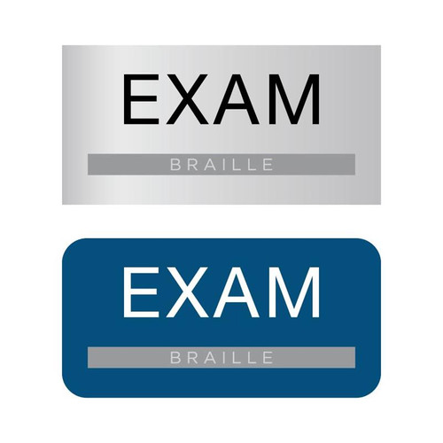 ADA Exam Signs, Braille Office Signs