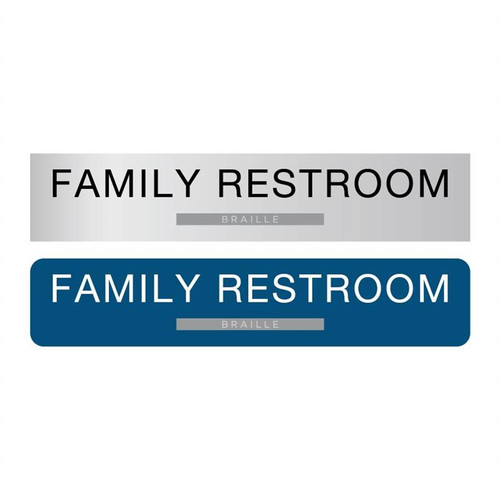 Family Restroom Signage