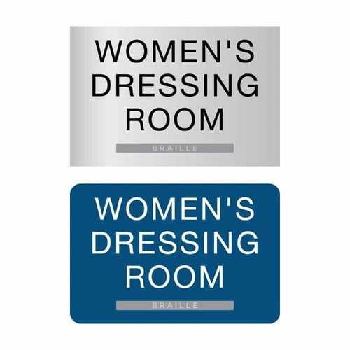 ADA Women's Dressing Room Signs