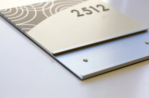 Printed Office Signs with Insert Area - Premium Printed Braille Signs
