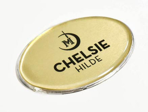 Name Badges with Protective Lens
