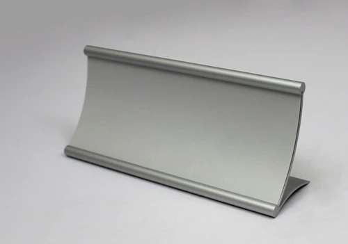 Curved Signs - Concave Curved Desk Sign without Graphic