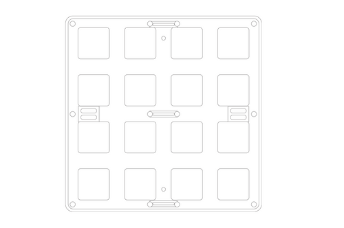 9x9 plastic sign frames and sign holders