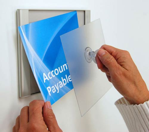 8.5 x 11 Message Displays Insert Signs - Letter Sized Office Sign