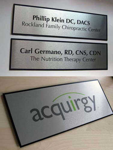 Corporate Logo Name Plates and Entry Signage