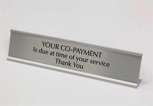 Copayment Lobby and Front Counter CoPay Signs