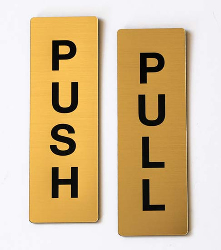 Door Signs - Push-Pull Set