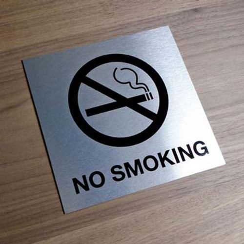 Metal No Smoking Sign