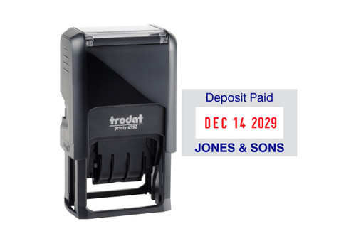 Printy 4750 Dater Stamps for sale, Trodat Office Dater Stamp