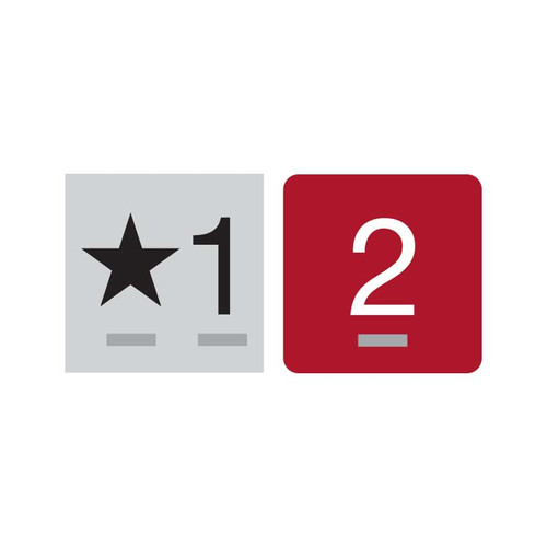 ADA Elevator Jamb Number Sign - Braille