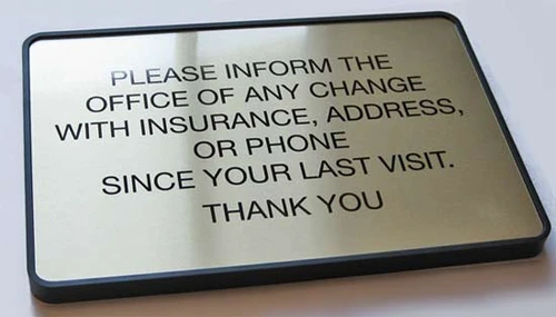 Custom Office Door or Wall Sign - 9" x 6"