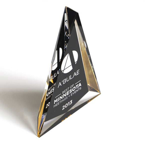 9" Black/Gold Pinnacle Award