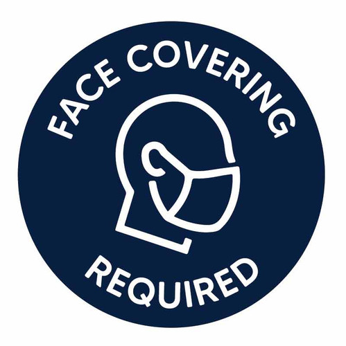 Face Masks Required Sign - Engraved