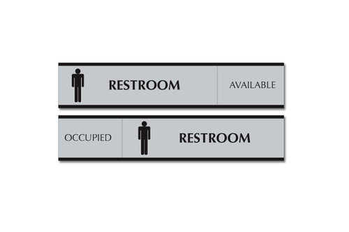 Restroom Availability Signs