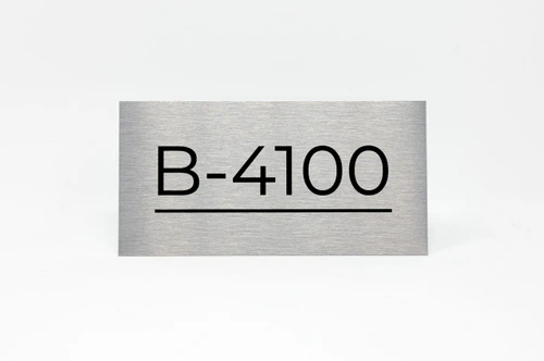 Custom Number Name Plates in Miniature - Mini Door Signs