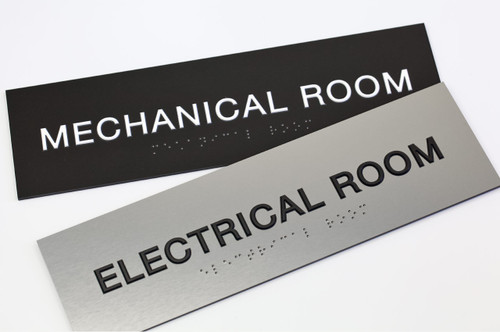 ADA Braille Signs - 11" x 3.25"