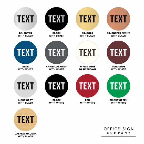 Acrylic Swatches for ADA Signs