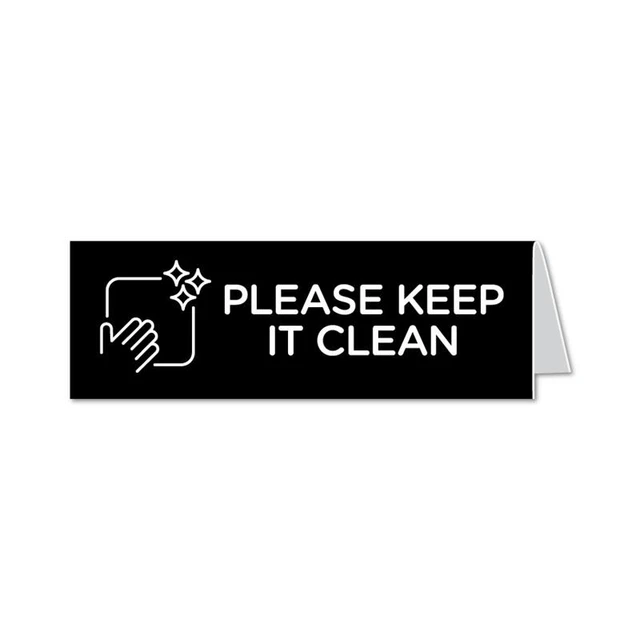Please Clean After Use Sign