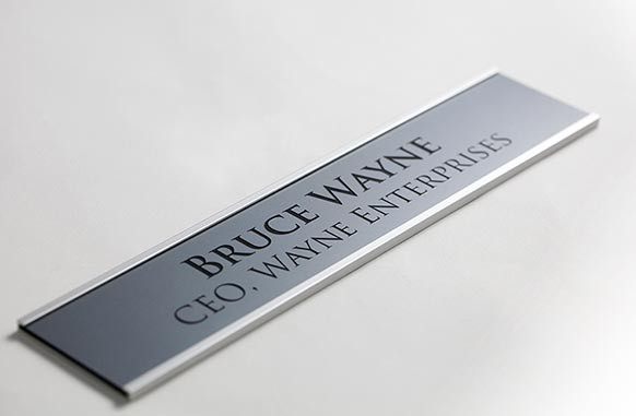 Custom Metal Office Signs - Office Sign Company