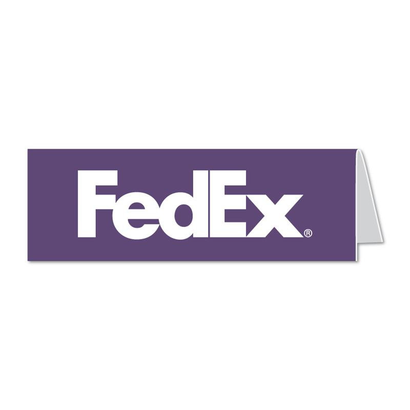 FedEx Table Tent Signs