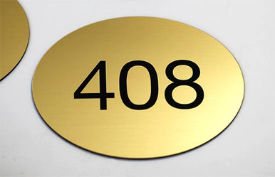 Engraved Acrylic Oval Signs