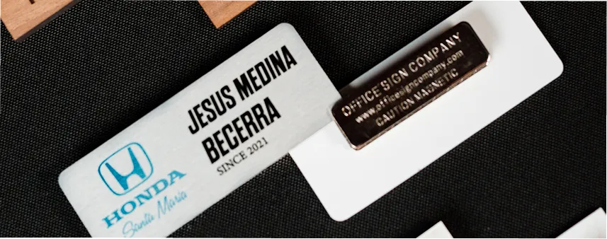 Magnetic Name Tags