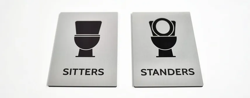 Funny Restroom Signs