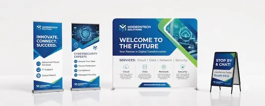 Tradeshow banners and signs