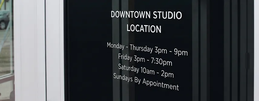 Business Hours Signs