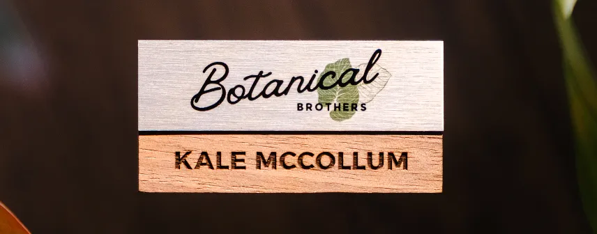 Wooden Name Tags
