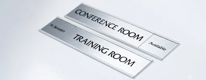 Sliding Name Plates