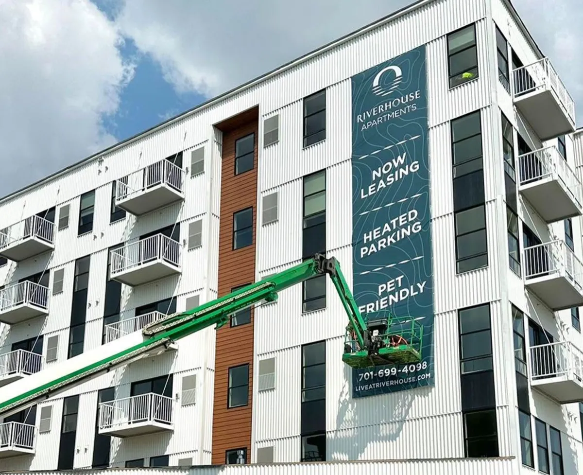 Real estate office signage