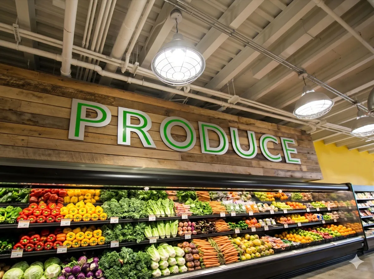 Retail store signage