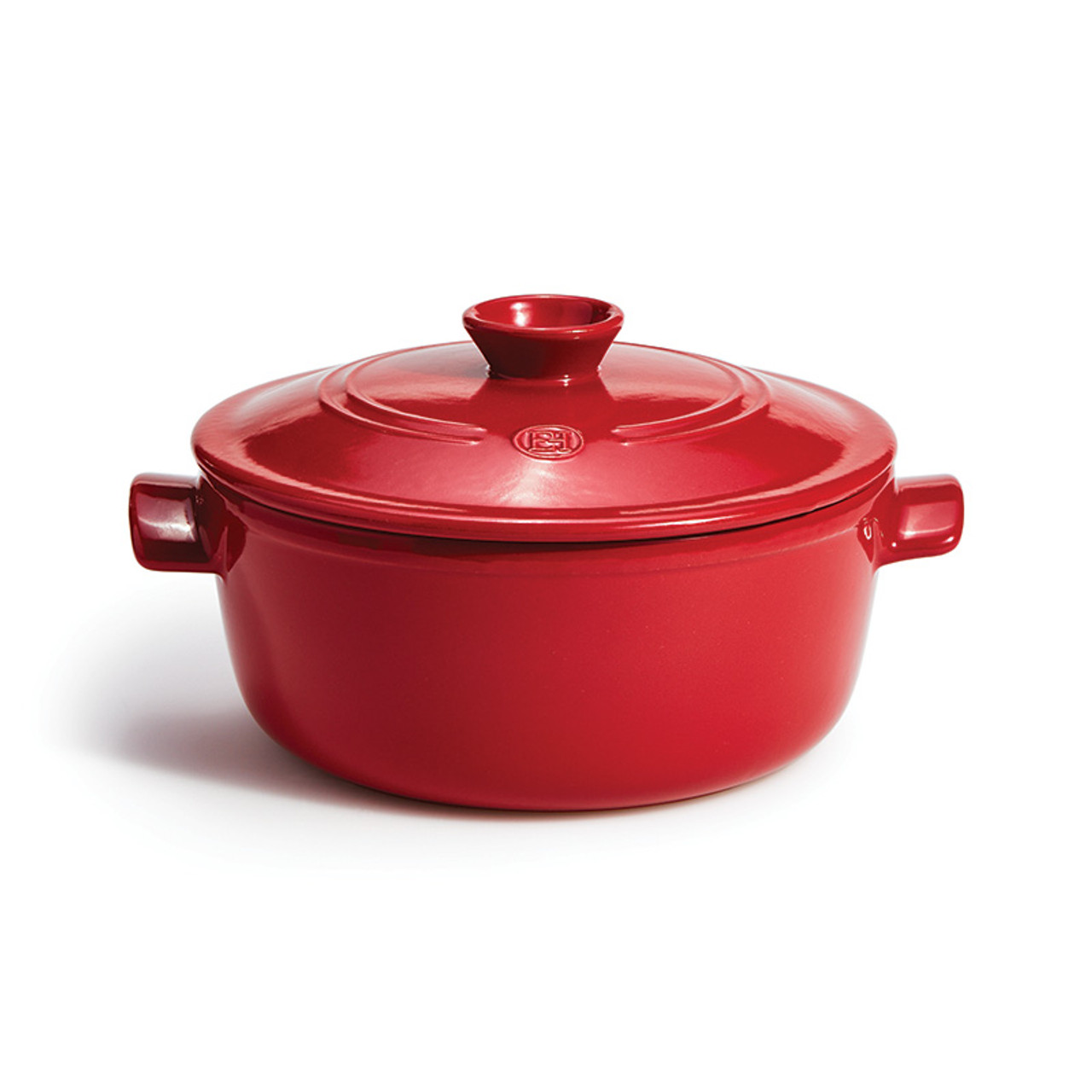 Emile Henry - Round Dutch Oven, 4.2 qt Burgundy