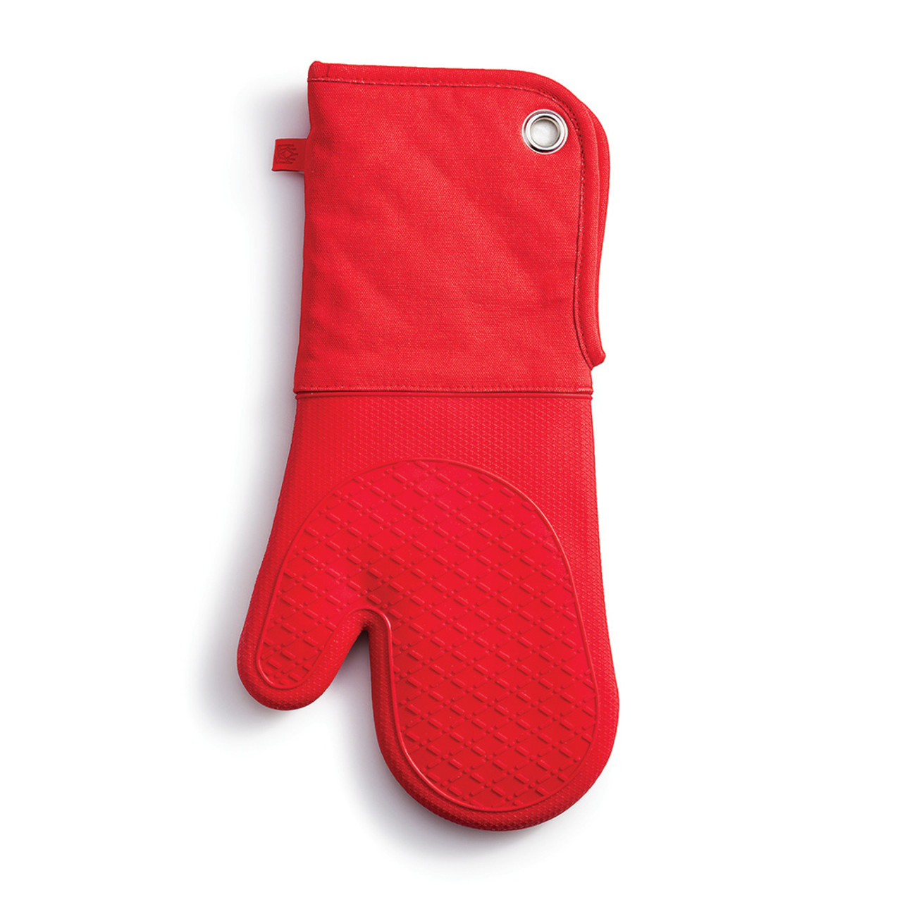 Silicone Red Oven Mitts