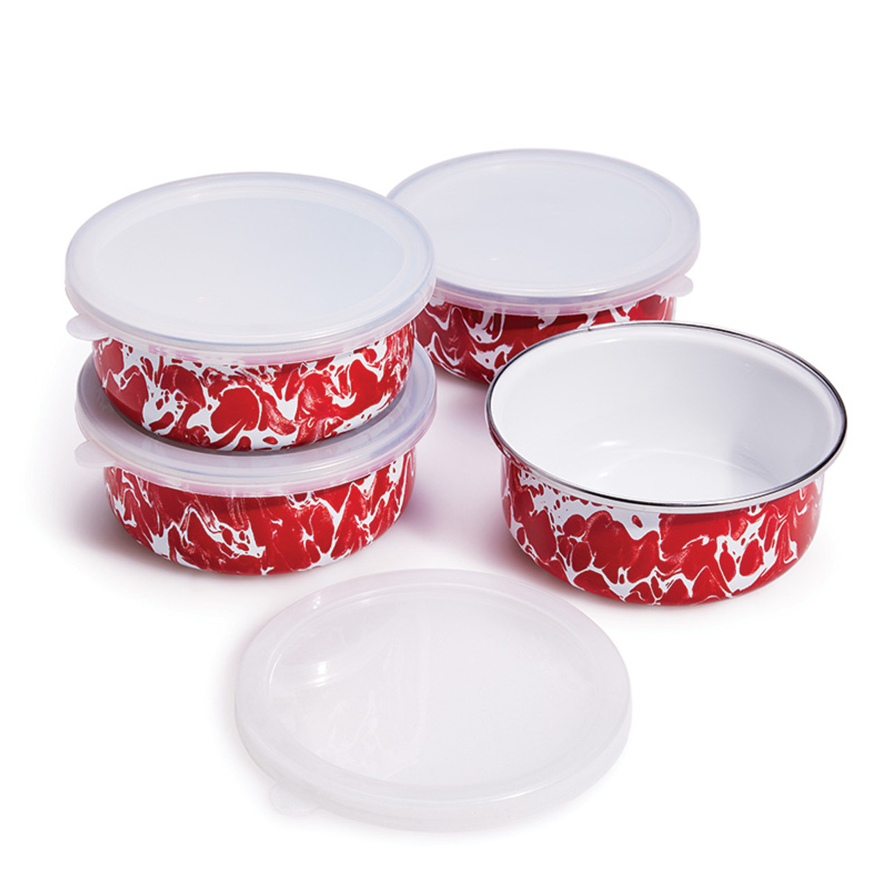 PrepEase Prep Bowl Set with Lids - Made in USA