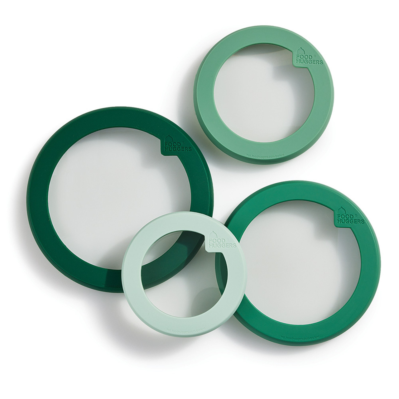 Food Huggers Glass Lids - Set of 4