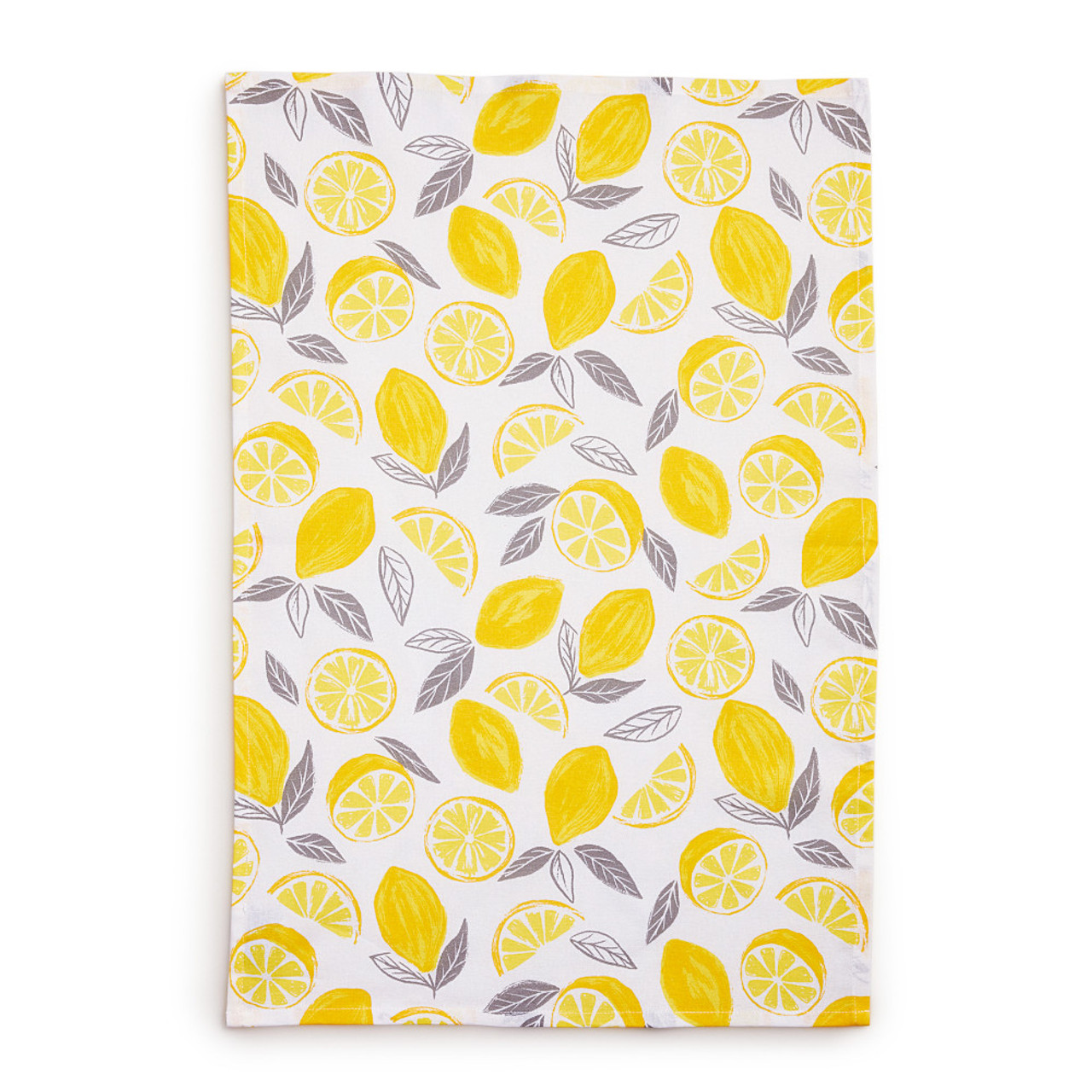 Fruit Lemon Yellow Pastoral Style Kitchen Hand Towel Strong