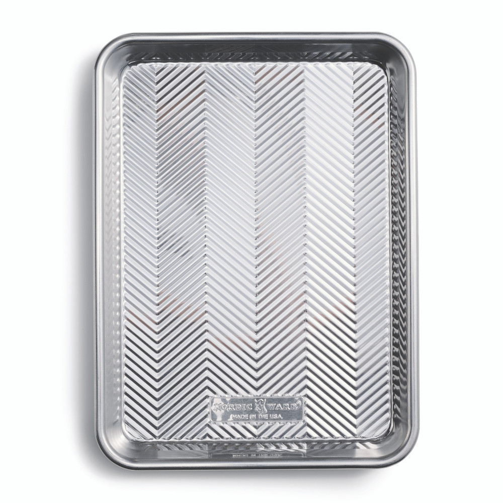 Polished Aluminum Quarter-Sheet Pan - Thumbnail 2