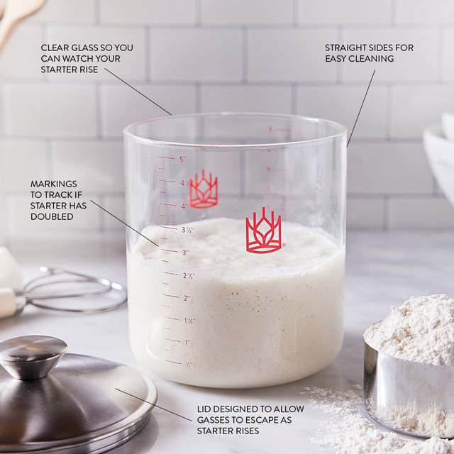 King Arthur Baking Company Sourdough Crock - Thumbnail 4