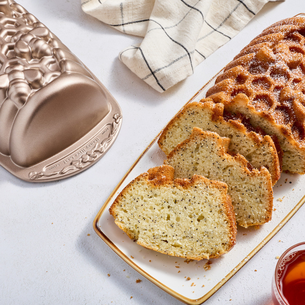ケイクブレッド Lemon Poppy Seed Quick Bread & Honey Hive Loaf - King Arthur