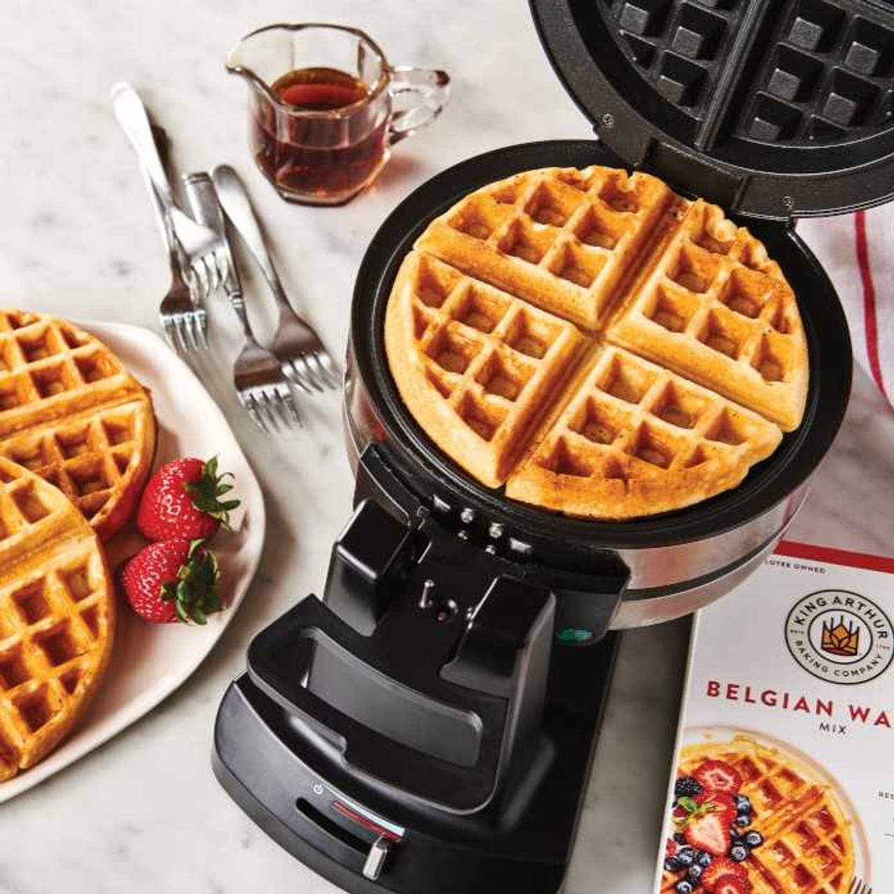 Double-Sided Belgian Waffle Maker | King Arthur Baking