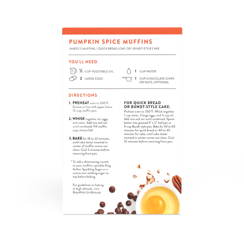 Pumpkin Spice Muffin & Quick Bread Mix | King Arthur Baking Company