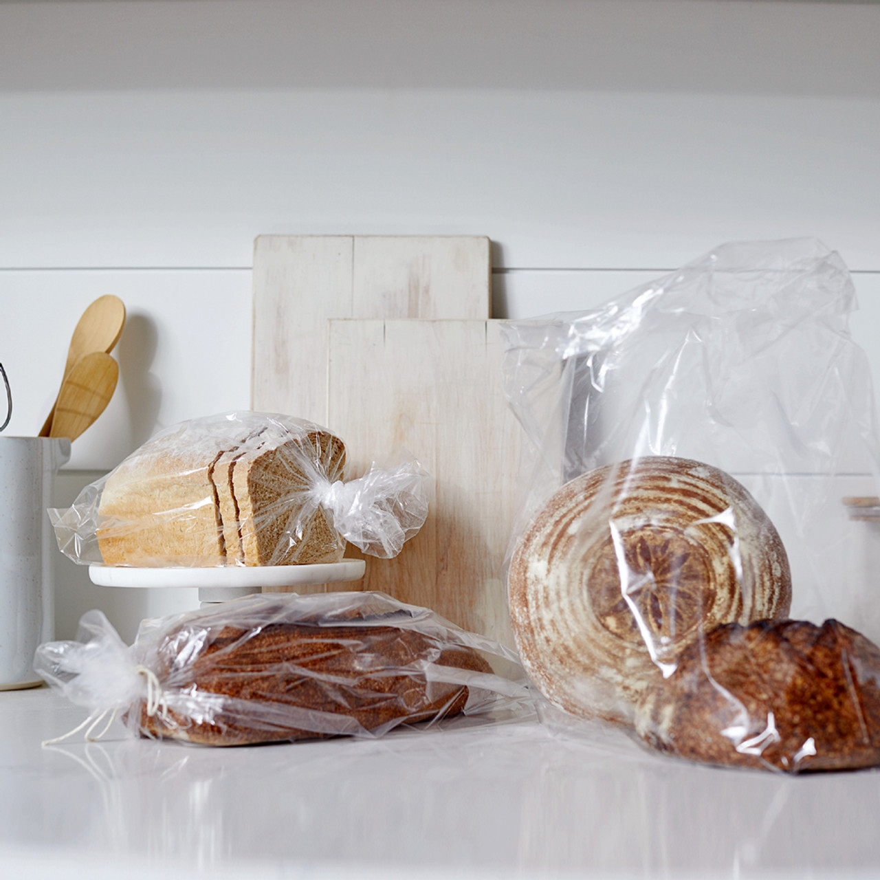 Papaya Bread Makers Set, bread bag & bowl cover