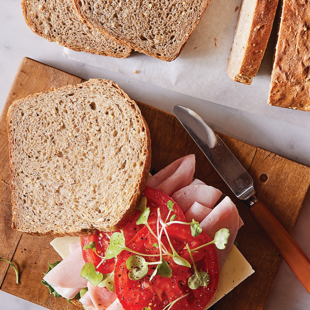 Sandwich Bread Yeast Free Millet Bread Recipe Vegan Bread Healthy