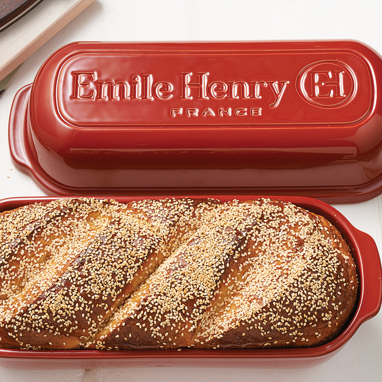 Emile Henry Covered Bread + Loaf Pan