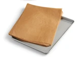 Parchment paper on a baking tray
