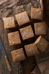 Gingerbread made with Gluten-Free Gingerbread Mix