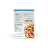 Back of package for gluten-free bread and pizza mix